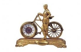 Safety Cyclist Clock