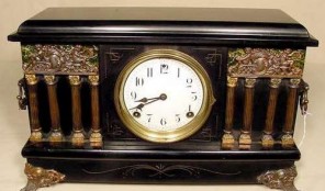 Sessions Ardmore Black Mantel Clock